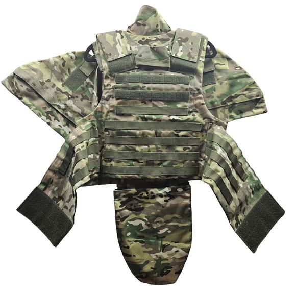 Lightweight Tactical ProtectiveVest Molle Hook Loop Fully Size Adjustable 6 pcs - Picture 2 of 8